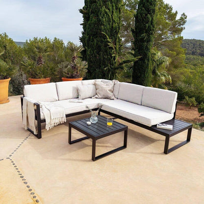 Maia Interchangeable Sofa Set - Black - Laura James