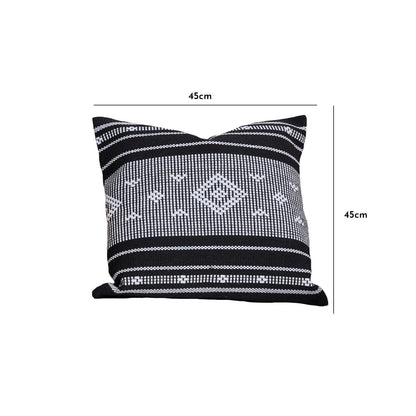 Black Aztec Cushion Cover 