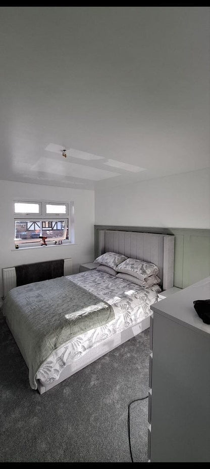 Alice King Ottoman Bed - Cloud Grey