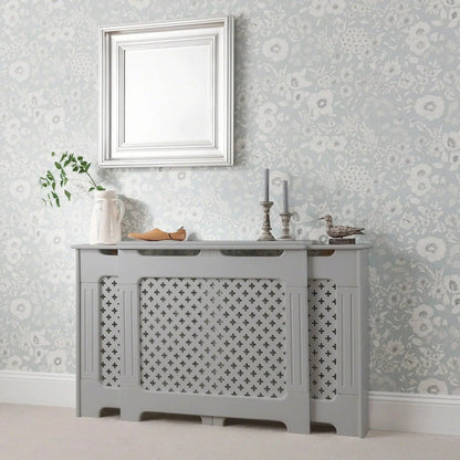 Edith radiator cover - grey - adjustable - Laura James