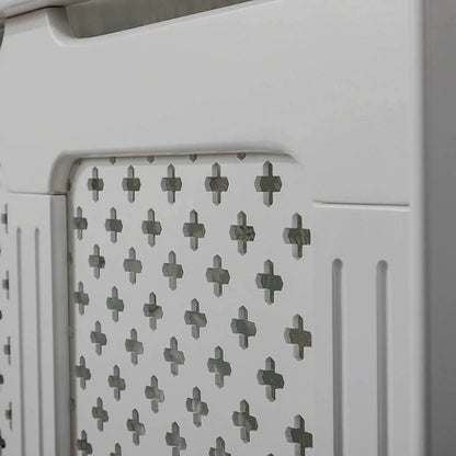Edith radiator cover - grey - adjustable - Laura James
