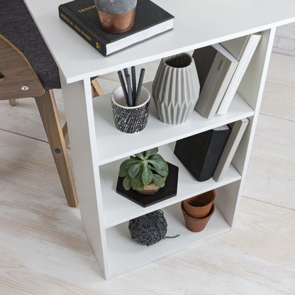 White Computer Desk with Drawers - Laura James