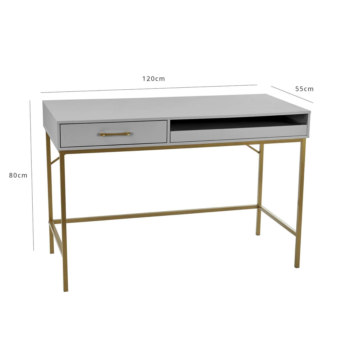 Marie desk - grey - Laura James
