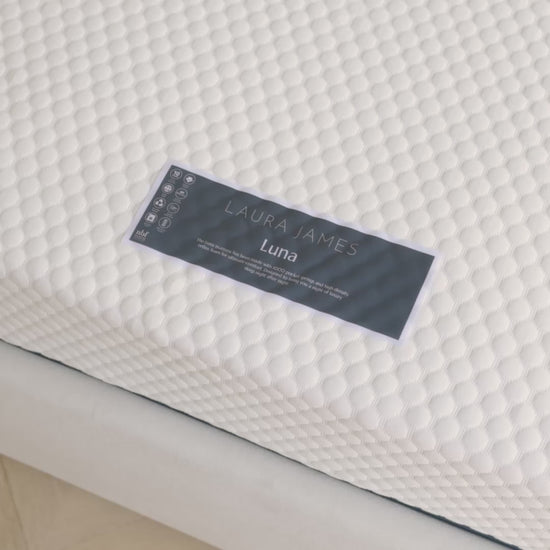 Luna Double Mattress - Ink Blue Zip - Laura James 