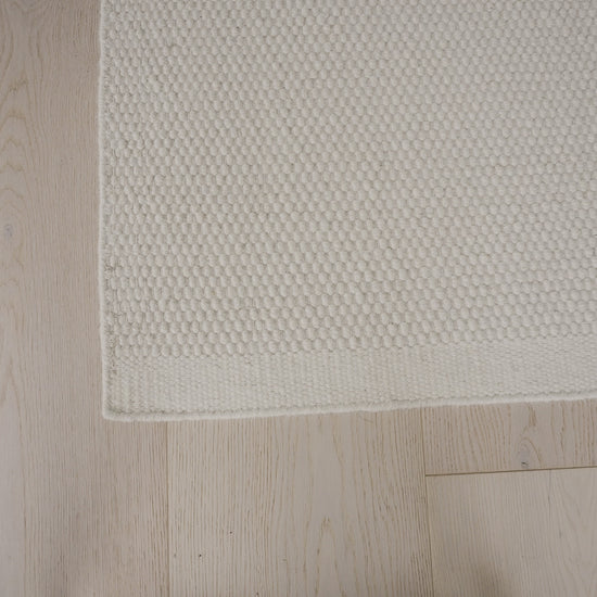 Atcham Clay/Natural Pebble Wool and Cotton Rug - Laura James

