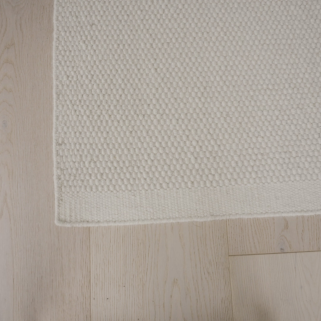 Atcham Clay/Natural Pebble Wool and Cotton Rug - Laura James

