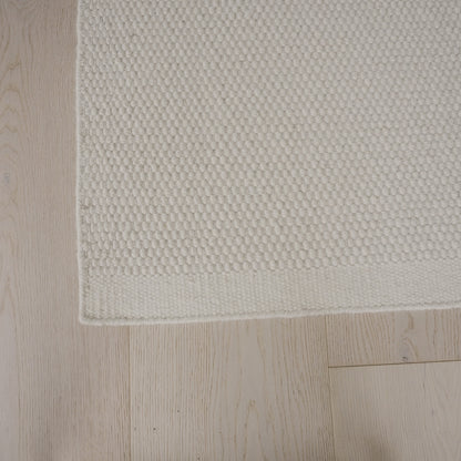 Atcham Clay/Natural Pebble Wool and Cotton Rug - Laura James

