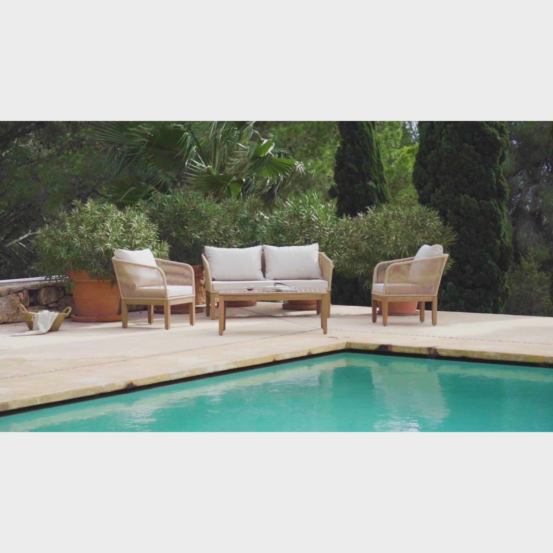 Eaden Conversation Set - Natural - Laura James