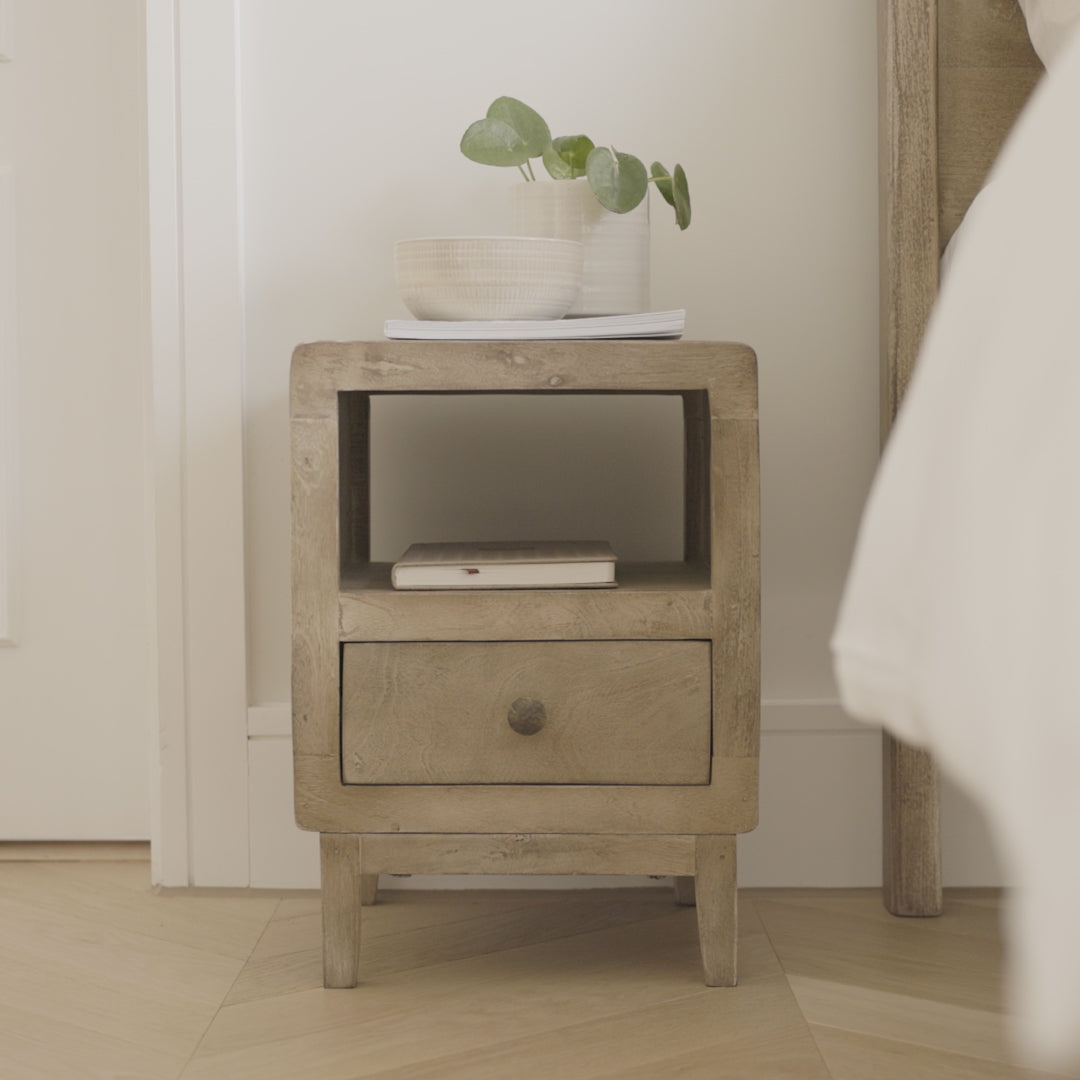Colton Mangowood Bedside Table - Set of 2 - Laura James 