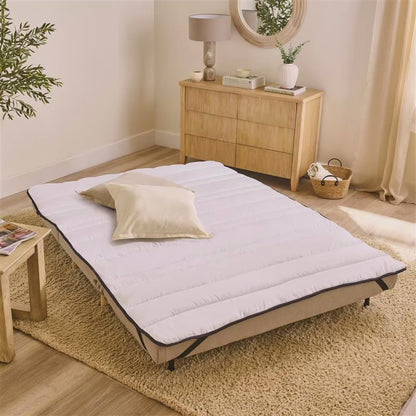 Una Double Sofa Bed Topper - White - Laura James 