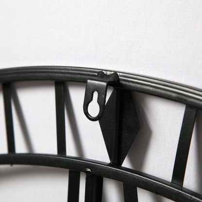 Skeleton Clock – Black – 100cm - Laura James