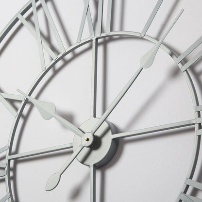 Skeleton Clock – Grey – 80cm - Laura James