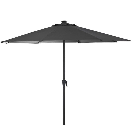 Round 3m Parasol - Grey - Laura James