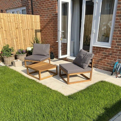 Rowan 2 Armchairs with Coffee Table