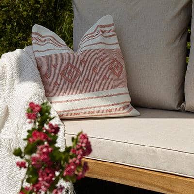 Rowan Wooden Garden 2 Chairs & Coffee Table Set - Sand
