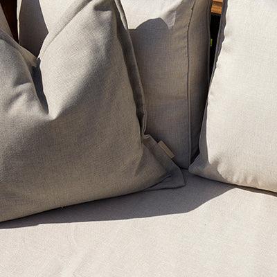 Rowan Arm Section Cushion Covers - Natural - Laura James