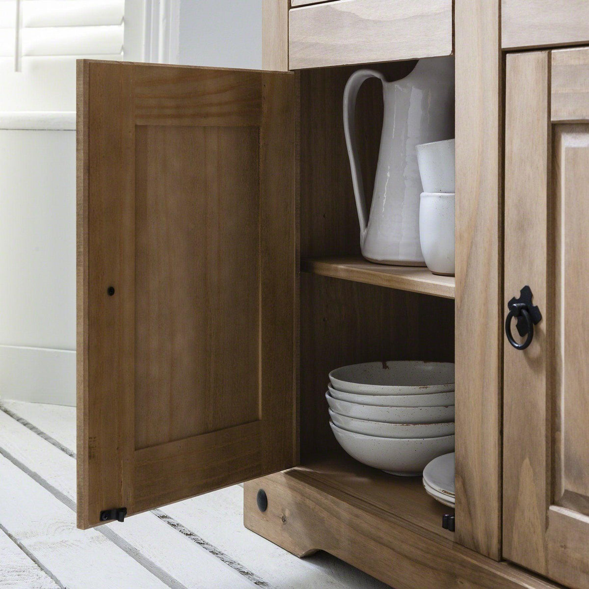 Sideboard - 3 Drawers 3 Doors - Solid Wood - Laura James