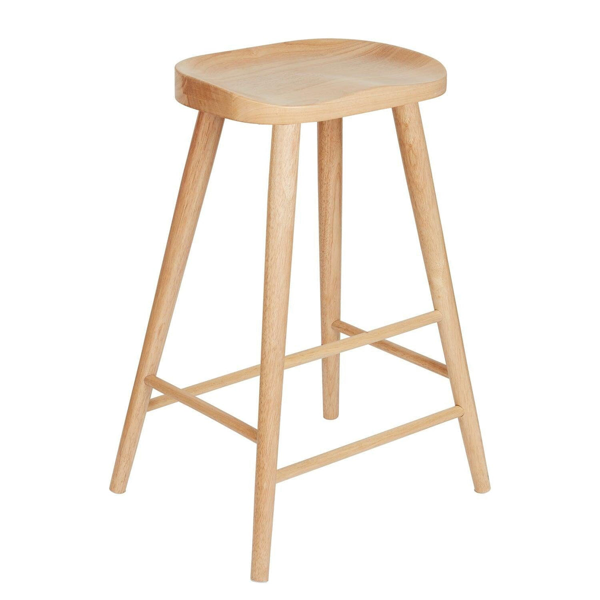 Silvester bar stool - classic oak - Laura James