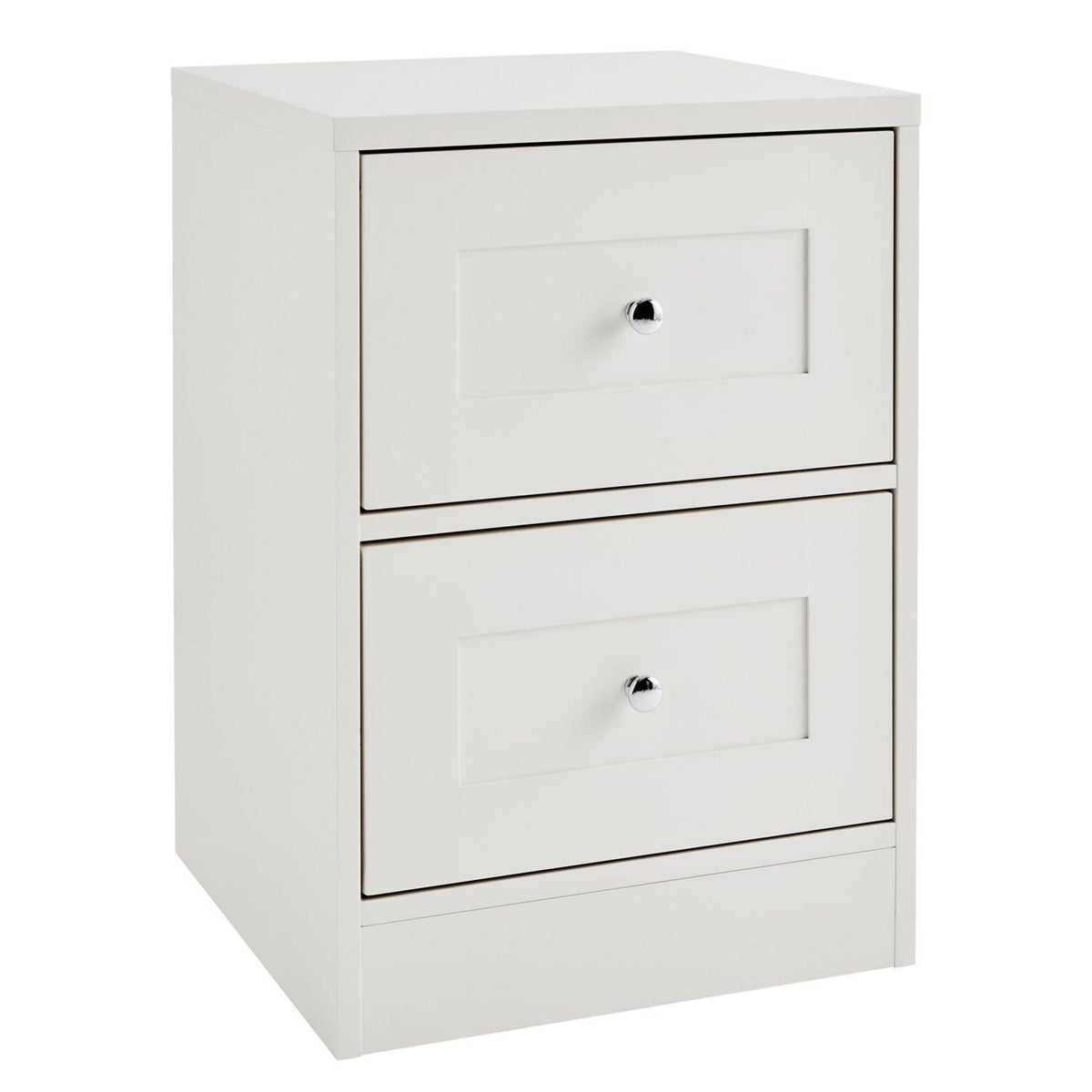 Stevie Shaker Style Bedside White - Laura James