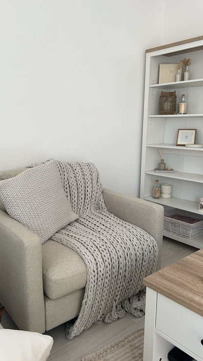 Ava Sand Armchair - Pale Oak Legs
