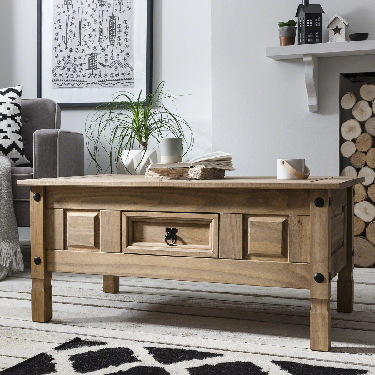 Wooden Coffee Table - Laura James
